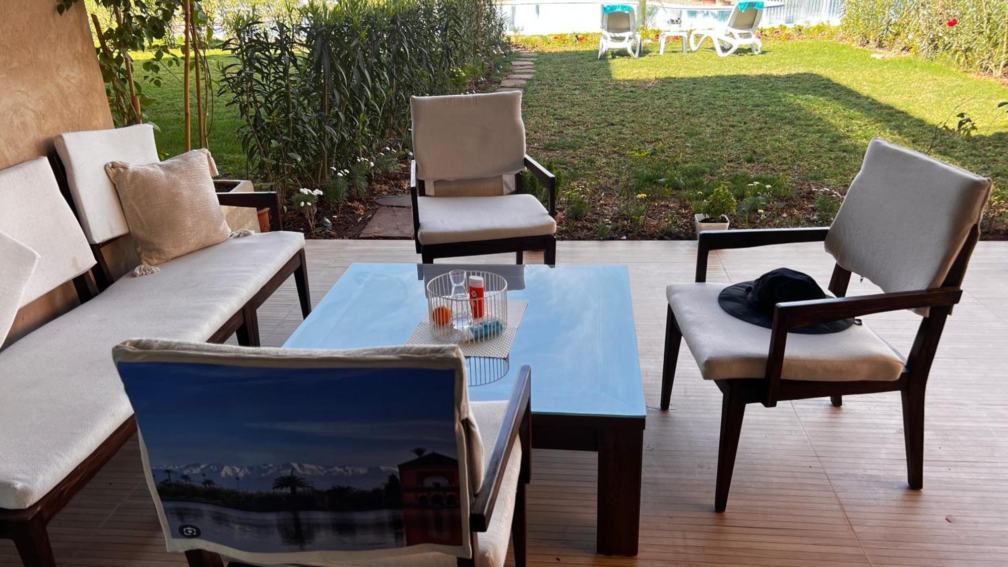 Mini-Villa Situee Dans Une Residence Prestigia A Marrakech, Avec Une Vue Sur La Piscine Et Le Golf Une Securite 24H Sur 24 Et Une Proximite Ideale De L Aeroport 5 Minutes C Est Une Offre Parfaite Pour Des Vacances Marrakesh Exterior foto
